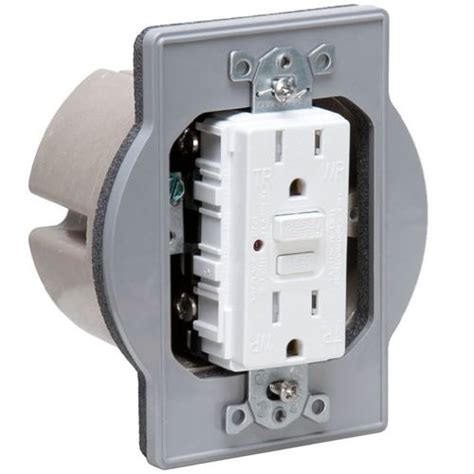 convert light junction box to outlet|convert outdoor light box to gfci.